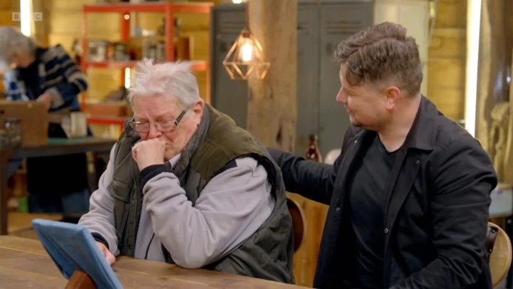 Repair Shop guest breaks down as gran’s WWII diary restored