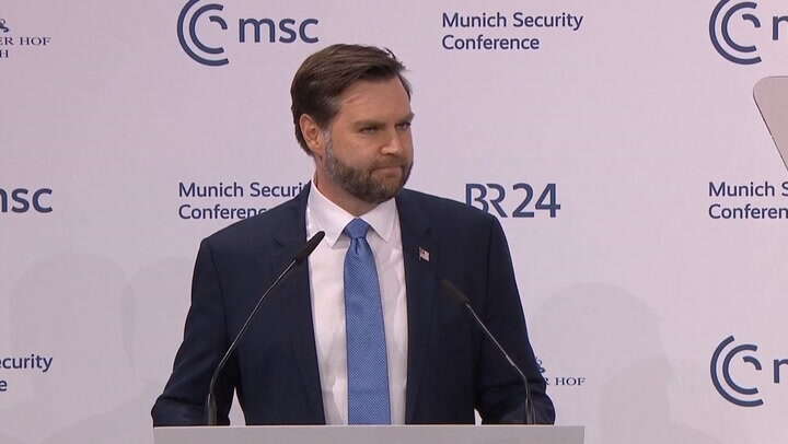 JD Vance’s Greta joke falls flat at Munich Security Conference