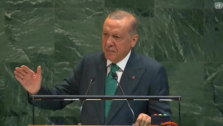 Erdogan pleas for Kashmir resolution in passionate UN address