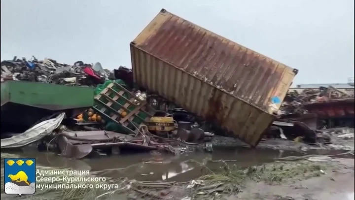 New CCTV shows ceilings caving in as massive earthquake hit Russia