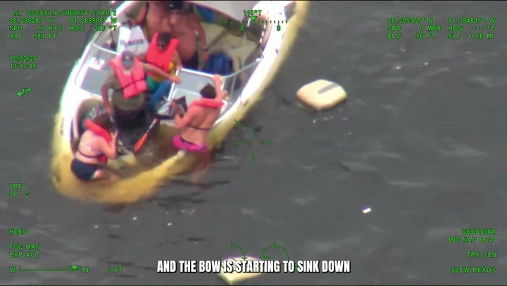 Father and son team race to rescue six sailors from sinking vessel