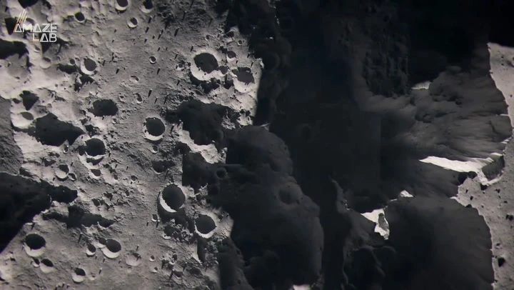 Moon turned ‘inside out’ billions of years ago, researchers say