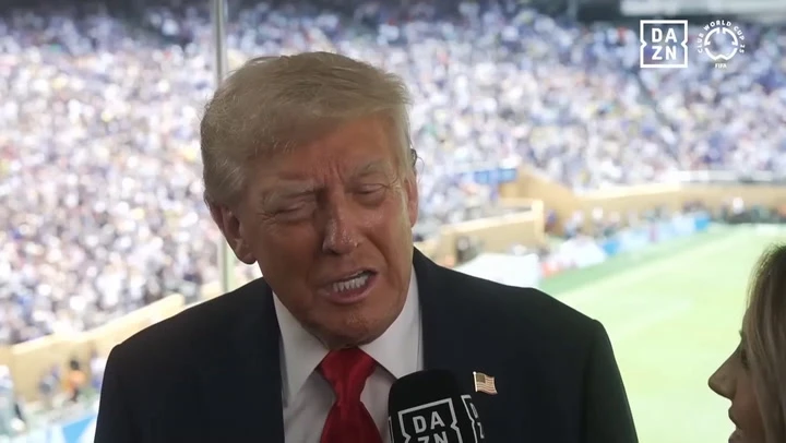 Trump jokes about signing executive order to change soccer to football