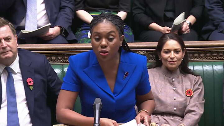 Watch: Badenoch confronts Lammy over Neo-Nazi Trump comment