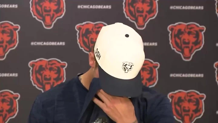Heartwarming moment Bears backup QB cries after signing $10m deal