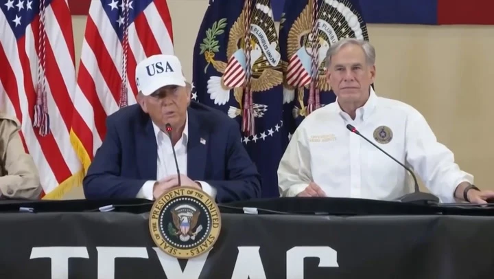 Watch: Trump calls reporter ‘evil’ for asking Texas flood question