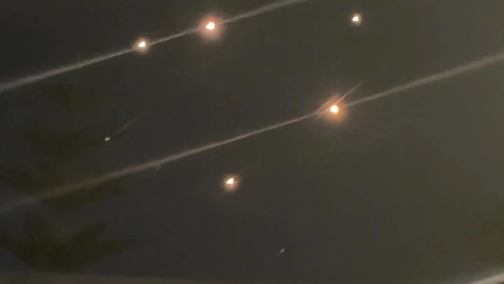 Watch: Iran launches fresh missile barrage towards Jerusalem