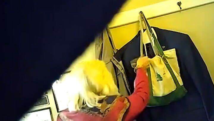 Republican caught on film pouring water in Democratic colleague’s bag