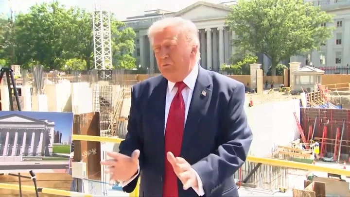 Trump declares $400m White House ballroom ‘My gift to the US’