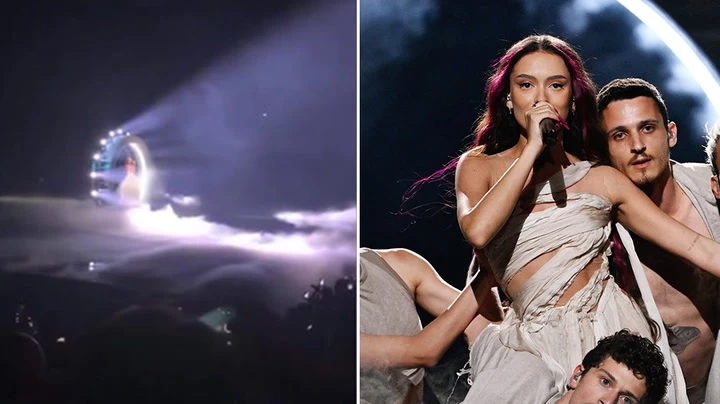Israel’s Eurovision act met with boos and ‘Free Palestine’ chants