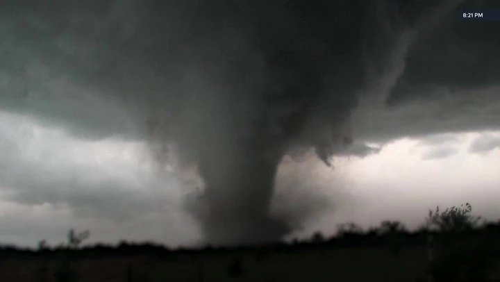 Video: Tornado barrels through Oklahoma with emergency declared