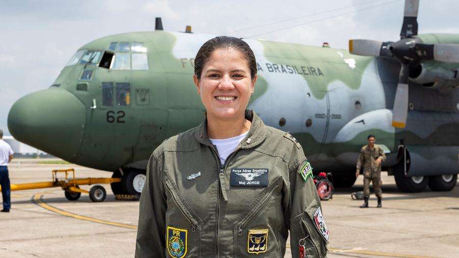 'Céu não é o limite': Major Joyce é a 1ª mulher a comandar esquadrão da FAB Alexandre Saconi