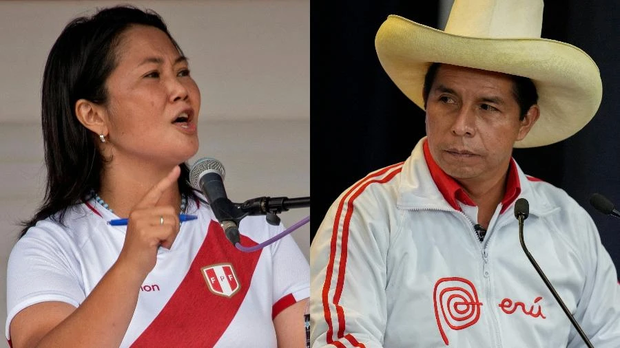 Castillo mantém ligeira vantagem com quase 100% das urnas apuradas no Peru