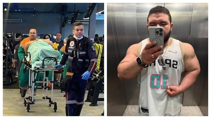 Banco cai e personal trainer é esmagado por barra de supino de 100 kg em AL