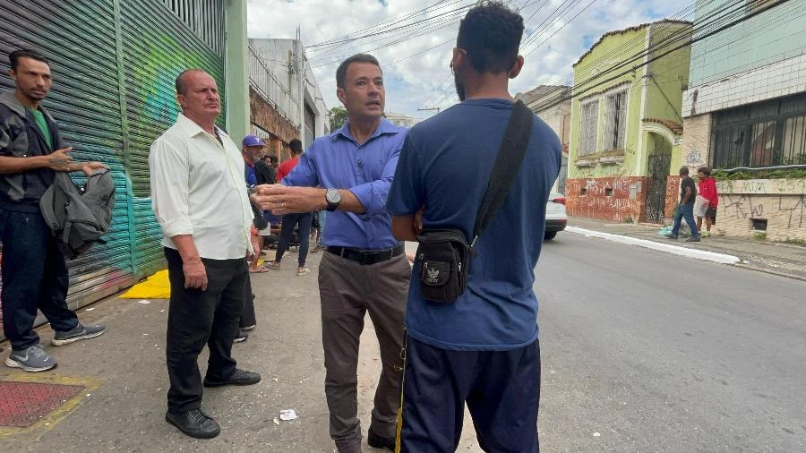 Dependentes da 'cracolândia' pediram para ser internados, diz vice de Nunes