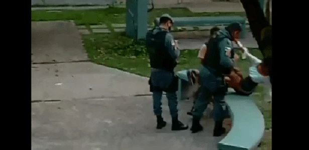 PM agride mulher com tapa no rosto em abordagem no AM; assista