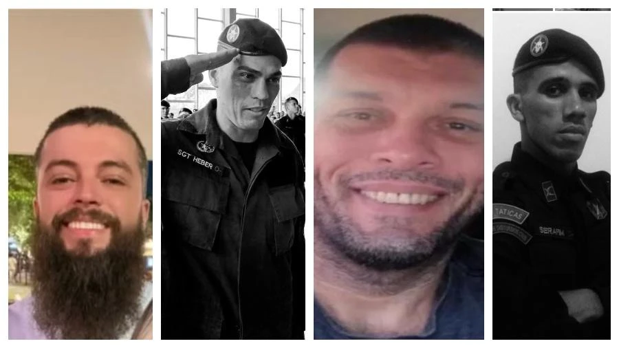 PMs mortos no Rio serão enterrados hoje; agentes recebem promoção póstuma