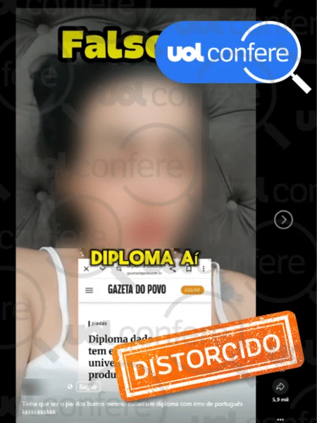 Lula não falsificou diploma universitário com erros de português