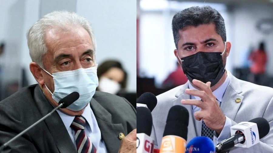 Senadores Otto Alencar e Marcos Rogério discutem na CPI: 'Não seja covarde'