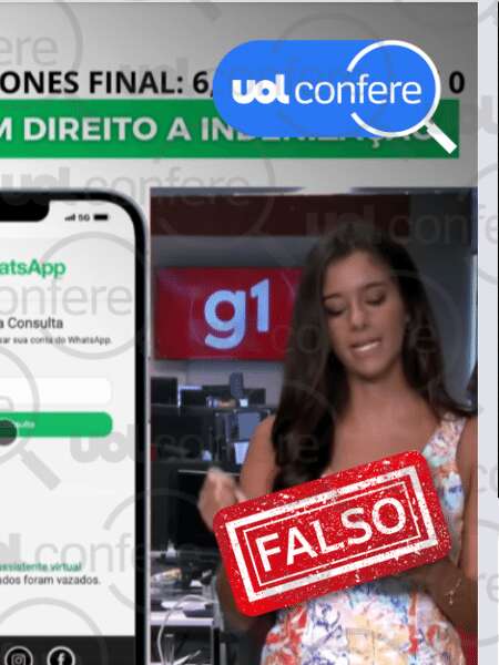 É falso que WhatsApp esteja pagando indenização por vazamento de dados