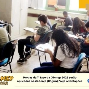 Obmep 2025: provas da 1º fase acontecem nesta terça (3); veja orientações