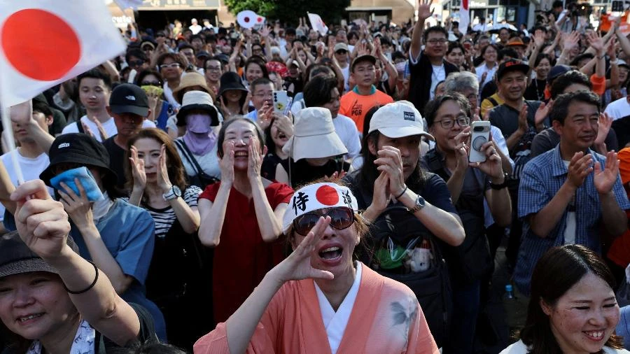 'Japão em 1º lugar': como partido de extrema direita ganha destaque no país