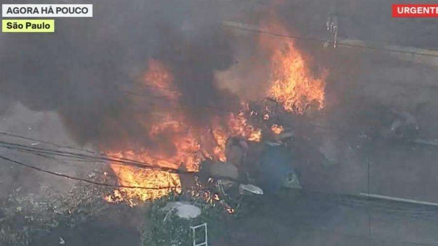 Avião cai em São Paulo a 5 quilômetros do Campo de Marte; veja trajeto