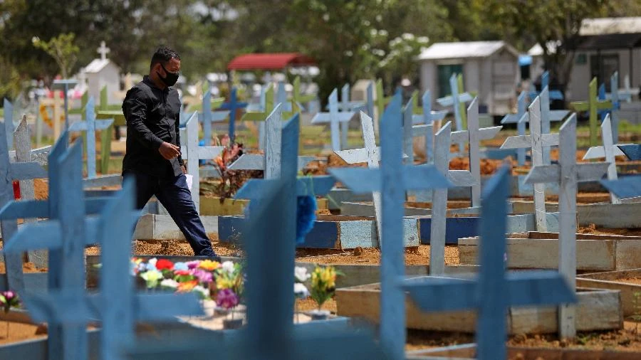 Brasil registra 2.311 novas mortes por covid-19 em 24 h, segundo ministério