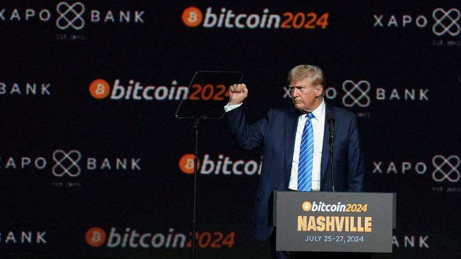 Trump diz que cogita reserva estratégica em criptomoedas, e bitcoin dispara