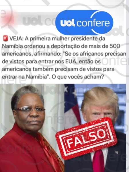 Namíbia não deportou mais de 500 cidadãos americanos