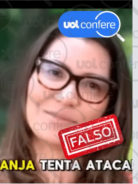 Janja e Leonardo não trocaram ofensas; post reproduz vídeo fictício