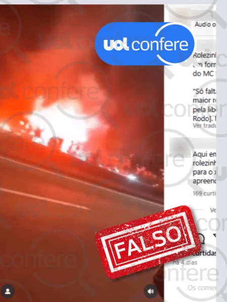 Post não mostra 'rolê' convocado por Oruam contra prisão de MC Poze do Rodo