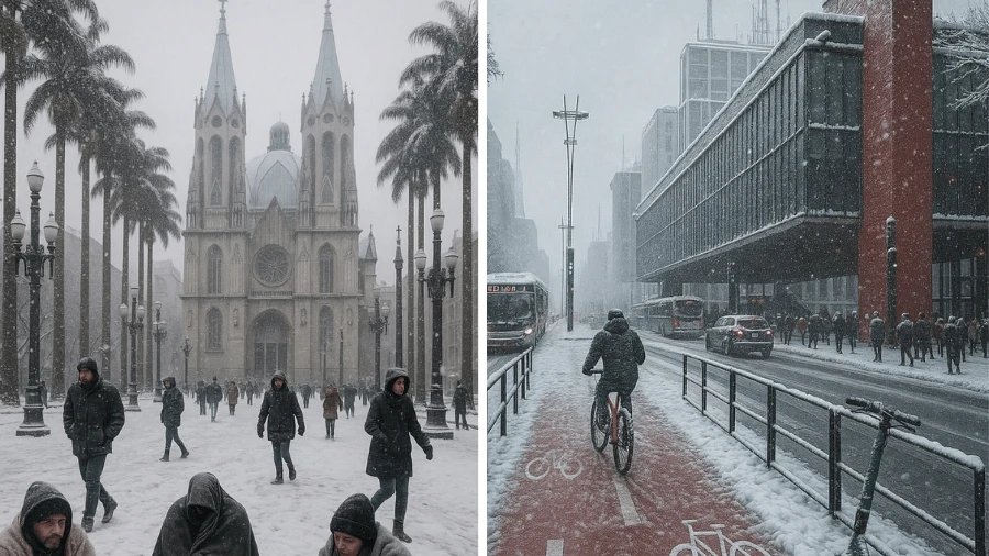 SP já teve 'neve fake' em 1918 e o boato nunca derreteu; entenda