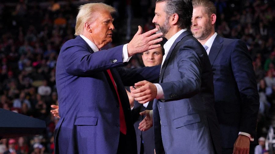 Trump não confirma ida ao casamento de filho: 'Não é um bom momento'