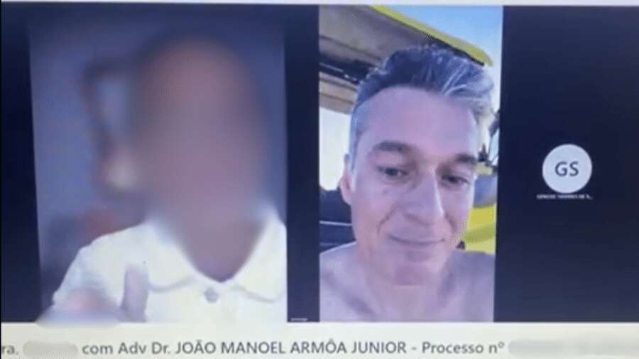 Juíza repreende advogado que entrou em videochamada sem camisa: 'É o fim'