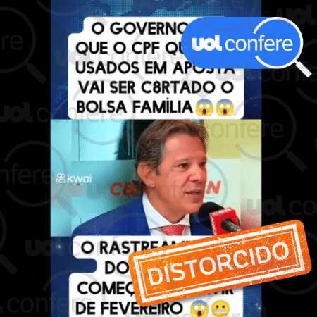 Haddad não disse que vai cortar Bolsa Família de apostadores