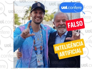 É falsa foto de Lula ao lado de youtuber suspeito de abuso sexual