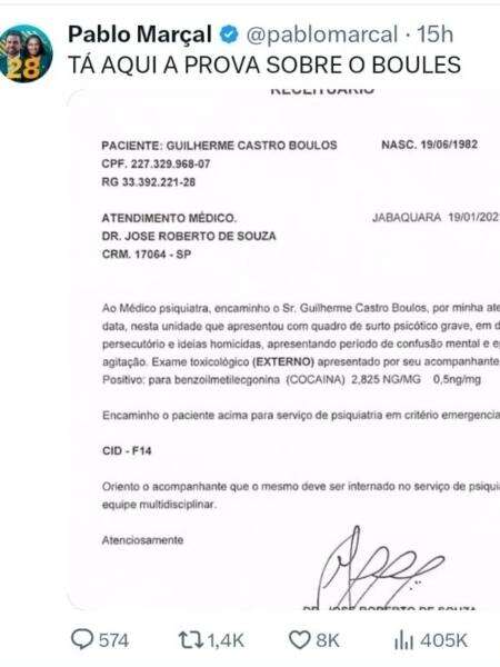 Maioria no WhastApp aponta fraude em documento apresentado por Marçal