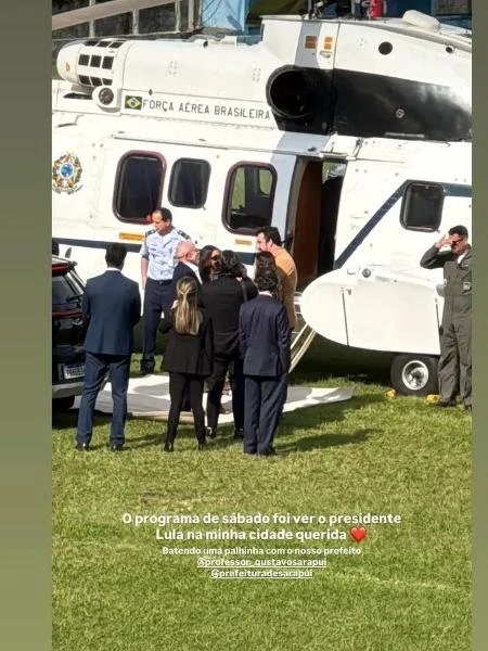 Lula vai a casamento do neto com atriz em interior de São Paulo