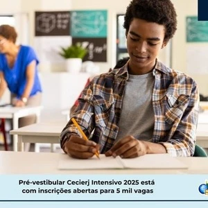 Pré-vestibular Cecierj 2025: inscrição gratuita para 5 mil vagas
