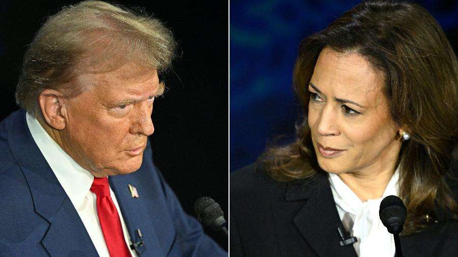 Pesquisas mostram tendências opostas nos EUA, com Kamala Harris à frente