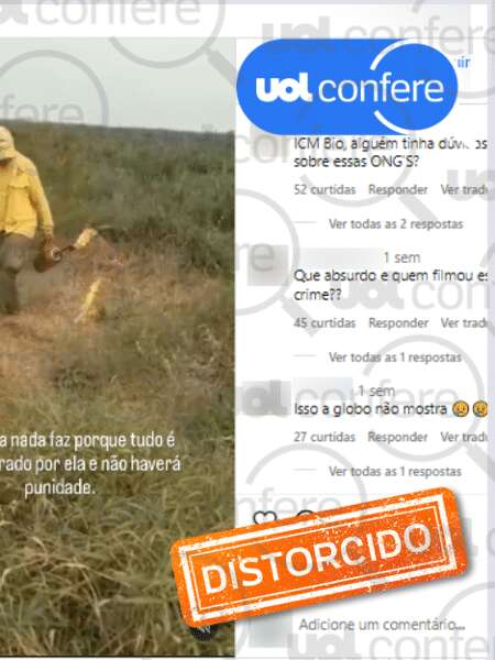 Vídeo de membros do ICMBio ateando fogo é antigo e mostra queima controlada