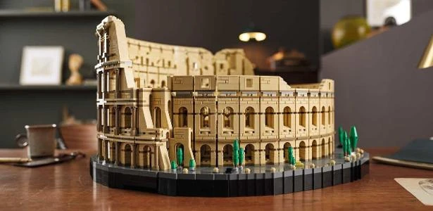 Coliseu romano será maior kit já lançado pela Lego, com 9.036 peças