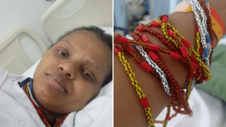 Mulher denuncia sumiço de suas guias de orixás: 'Ouvi que só Jesus liberta'