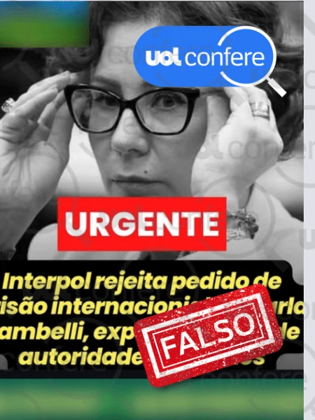 Interpol incluiu Carla Zambelli em lista de procurados internacionais