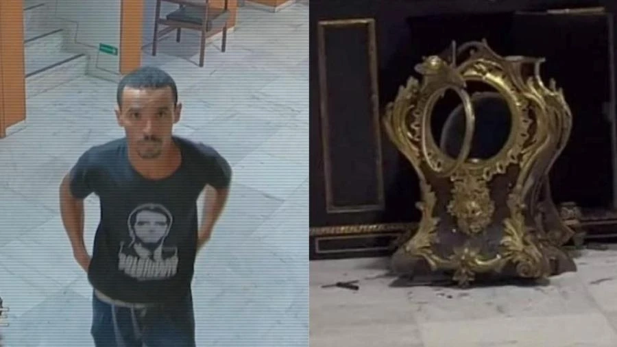 Homem que quebrou relógio no 8/1 é solto em MG sem tornozeleira eletrônica