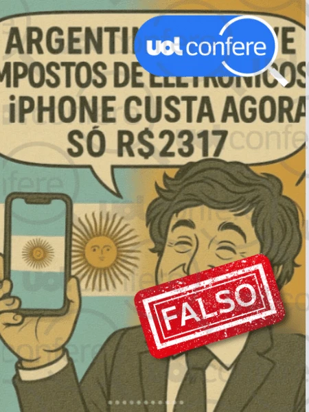 Argentina reduziu imposto, mas não é possível achar iPhone novo a R$ 2.317