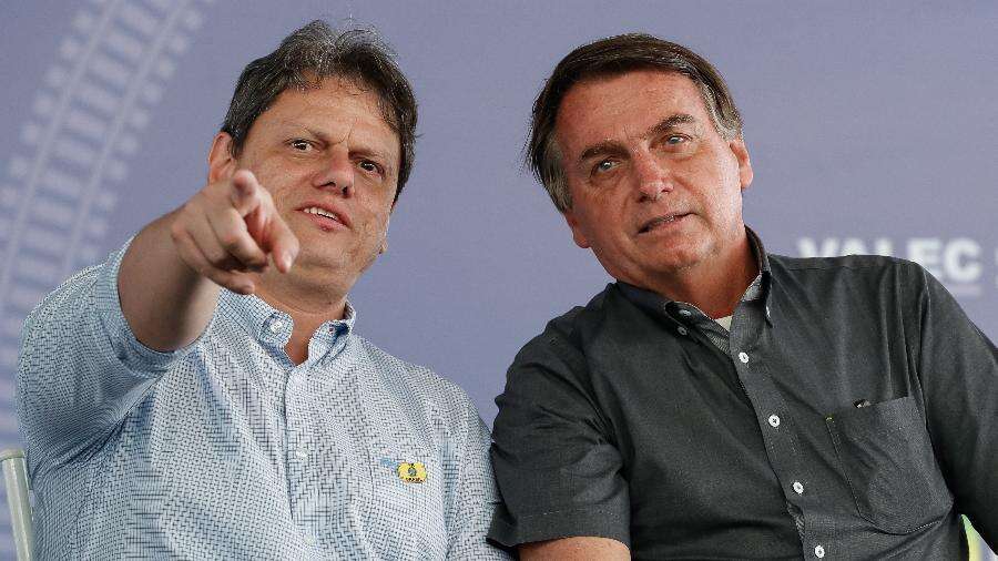 Disputa por Prefeitura de Santos tem Bolsonaro e Tarcísio em lados opostos