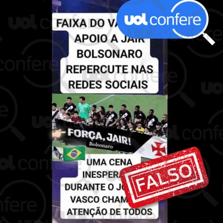 Homenagem do Vasco era para jogador chamado Jair, não Bolsonaro
