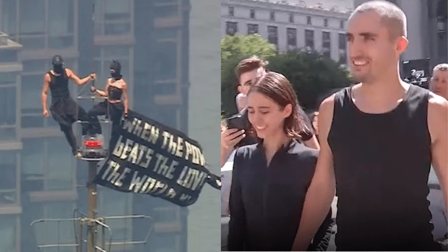 Casal que escalou Empire State Building é liberado da prisão nos EUA